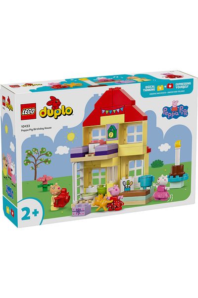 LEGO Set LEGO DUPLO - Purcelusa Peppa si casa aniversara (10433)