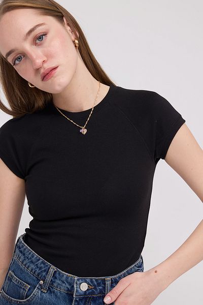 Addax Crew Neck Modal T-Shirt P4283
