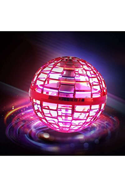 AWH لعبة الكرة الطائرة، طائرة بدون طيار صغيرة تدور 360 درجة مع إضاءة RGB للأط...