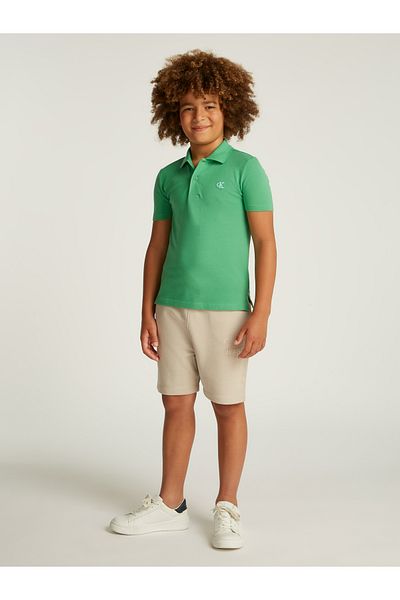 Calvin Klein Calvin Klein Boys Green Polo T-Shirt