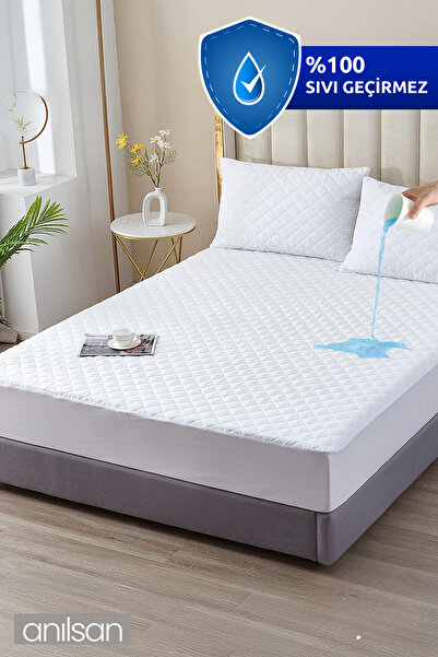 Anılsan Mikrofiber Yatak Alezi - Sıvı Geçirmez Yatak Koruyucu , Tek ve Çift Kişilik Seçenekleriyle