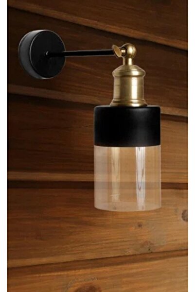 habek avize Retro Rustik Metal Camlı Duvar Her Oda Ve Mekan Için Uygun Modern...