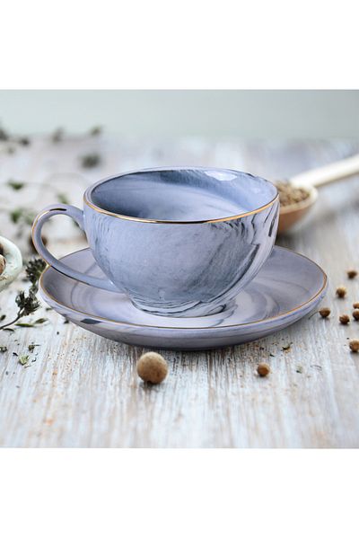 sharpdo 140ml marble coffee cups and saucers