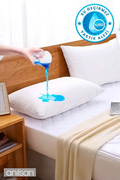 Anılsan 2-Pack Liquid-Proof Mattresses - Waterproof and Washable Anti-Allergic Pillow Protector
