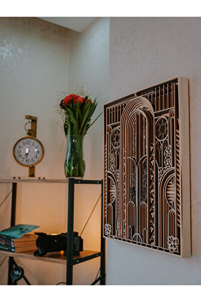 Esci Design Trend Ahşap Katmanlı Tablo - Garden Gate Ahşap Tablo - Katmanlı T...