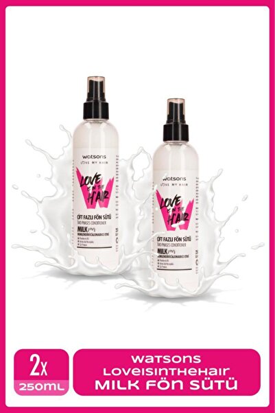 Watsons Love Is In The Hair Milk Fön Sütü 250 Ml * 2 Adet