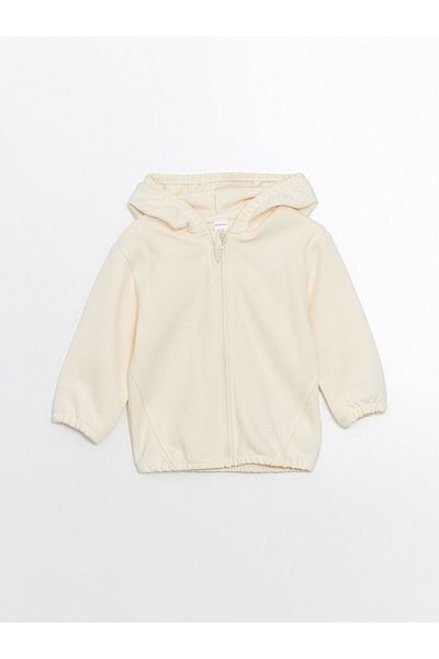 LC Waikiki Hooded Cardigan and Sweatpants for Baby Boy - Set of 2
