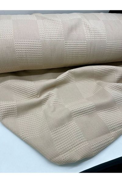 Kumaş Sevdası 100% βαμβακερό ζακάρ κυψελωτό ύφασμα 230cm για μωρό πικέ, κάλυμμα καναπέ, τραπεζομάντιλο, Babynest