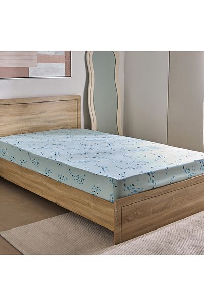 erorex ملاءة سرير Joy Sea World Fishes Twin Microfiber Fitted - 120x200+25 سم