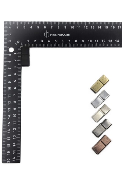 BONCADAS 5x10 MM DERİ BİLEKLİK KİLİTİ MIKNATISLI KİLİT (20 ADET)