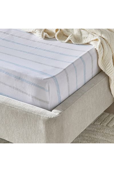 erorex Aurora Jason Printed Cotton Twin Fitted Sheet - 120x200+33 cm