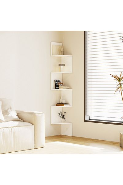 erorex Jazz Tall Corner Wall Shelf