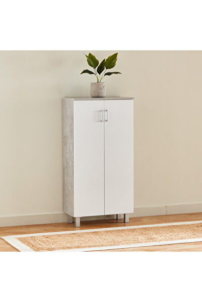 Generic Patara Tall 18-Pair Multipurpose Shoe Rack with 2 Doors