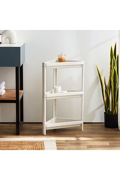 erorex Allure Bios Triangle 3-Tier Bathroom Caddie - 44x27x72 cm
