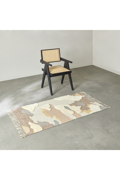 Generic بطانية قطنية مخططة من Aizel Cloudia - 110×160 سم