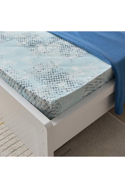 erorex Tom Gearhead Road Runner Single Fitted Sheet - 90x200+25 cm