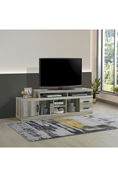 Home Box وحدة تلفزيون بارتفاع 1.8 متر لأجهزة التلفزيون التي يصل حجمها إلى 75 ...