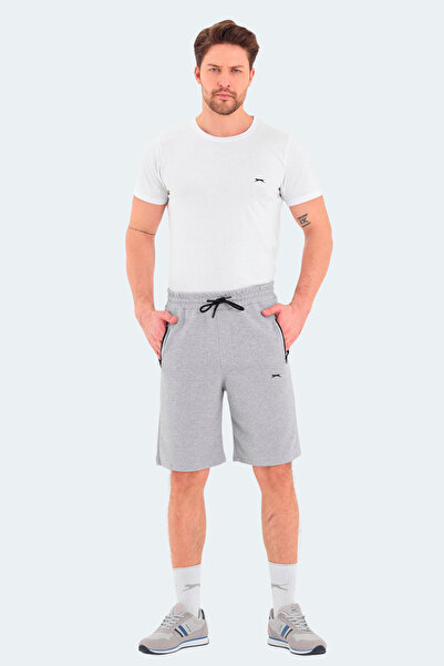 Slazenger KAARLO Erkek Cepli Gri Şort