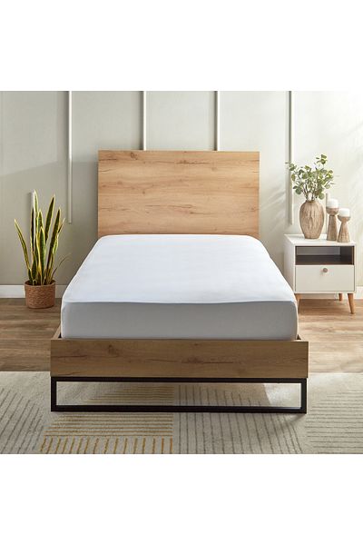 erorex ملاءة سرير مزدوجة من القطن من Grande Affordables White Haven Pori - 120x200x33 سم