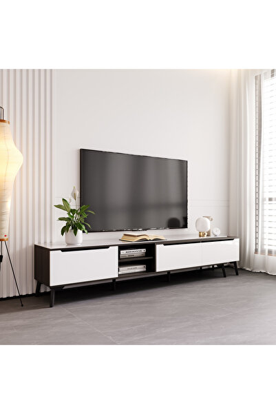 Home Box وحدة تلفزيون قابلة للتمديد من مادورا بطول 2 إلى 3 أمتار مع سطح من ال...