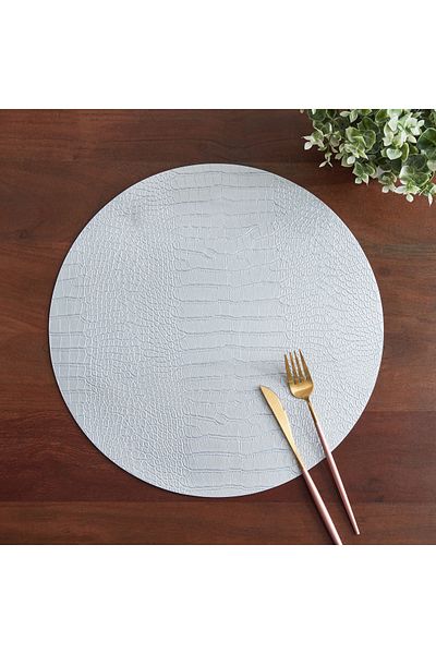 erorex Round PVC Placemat - 38 cm