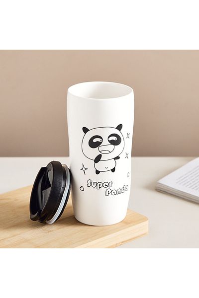 erorex Neo Ceramic Super Panda Decal Sipper - 450 ml