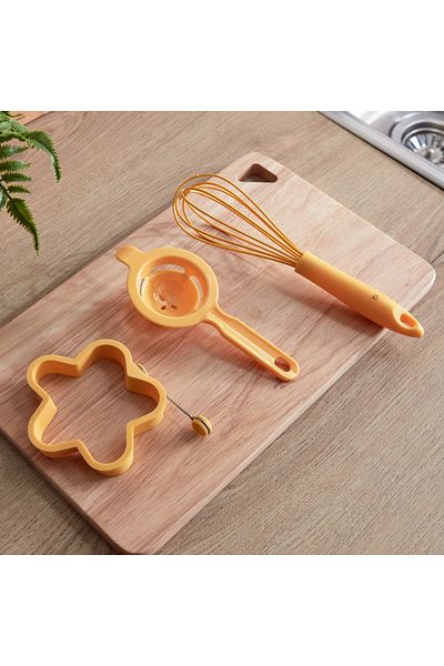 erorex أداة فصل البيض 3 في 1 من Easy Chef مع خفاقة وقوالب حلقية لخلط البيض