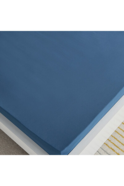 erorex Essential Solid Cotton Single Fitted Sheet - 90x200+36 cm