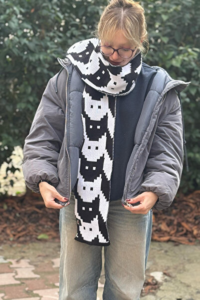 gozimy Pixel Kedili Atkı