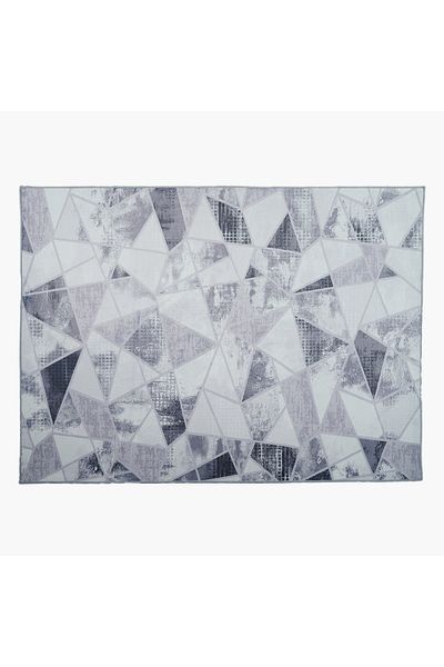 erorex Wells Kavi Printed Flannel Rug - 150x200 cm