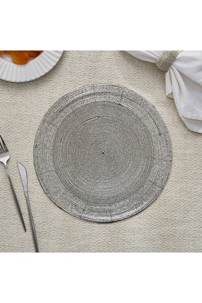 erorex Blaze Beaded Placemat - 30 cm