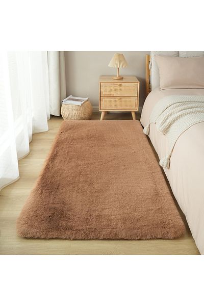 erorex Luxy Bliss Premium Faux Rabbit Fur Rug - 80x150 cm