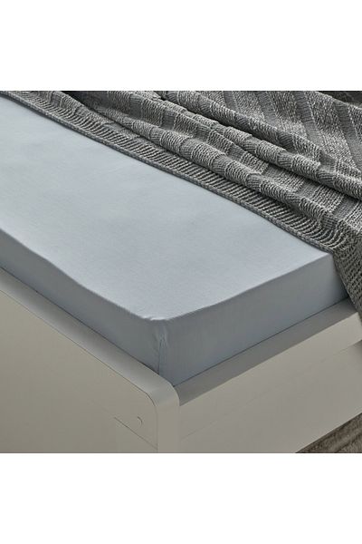 erorex Bristol Polycotton Single Fitted Sheet - 90x200+25 cm