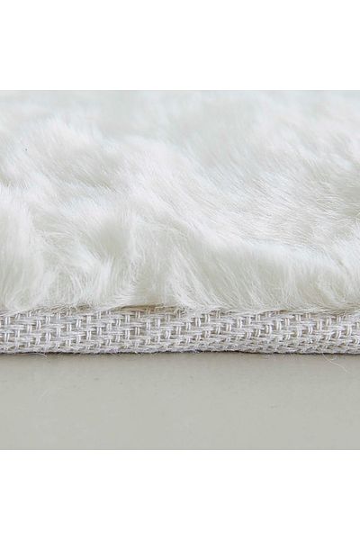 erorex Faux Rabbit Fur Soft Plush Rug - 80x150 cm