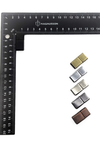 BONCADAS 6x12 MM DERİ BİLEKLİK KİLİTİ MIKNATISLI KİLİT (5 ADET)