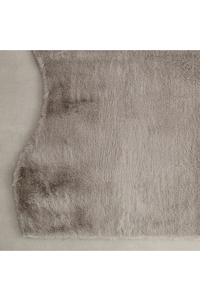 erorex Faux Rabbit Fur Shaped Rug - 70x300 cm