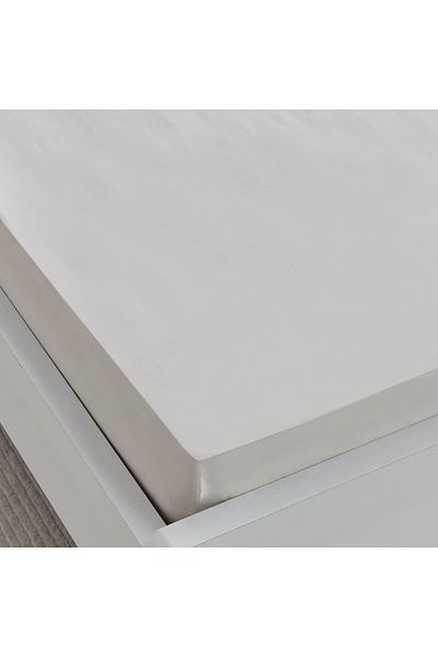 erorex ملاءة سرير مفردة من بريستول بولي قطن - 90×200+25 سم
