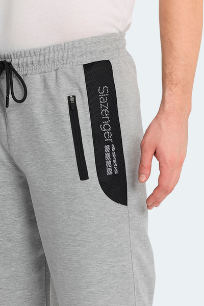 Slazenger NEACEL Erkek Cepli Kapri Gri Şort
