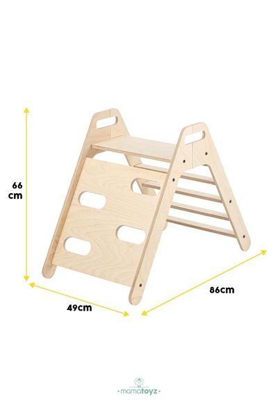 Babyjem Triunghi de catarare Pikler Montessori, MamaToyz