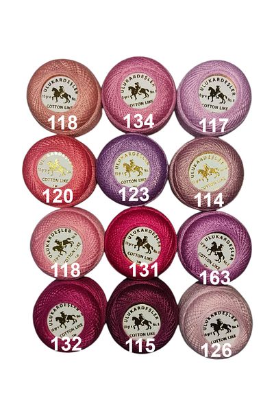 PeriStore Cross Stitch Ulukardeşler 12'Li Thread Set 10 Gr - No.8