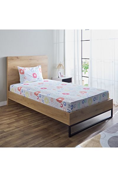 erorex Nora Regina 2-Piece Single Microfibre Flat Sheet Set - 160x240 cm