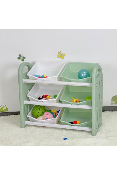 erorex Iris Delta 3-Tier Toy Organiser with 6 Boxes