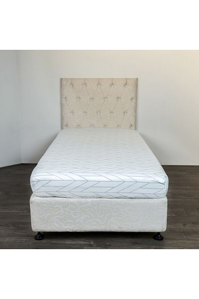 erorex Malta Centrum Printed Cotton Single Fitted Sheet - 90x200+33 cm
