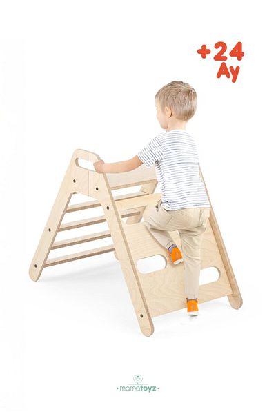 Babyjem Triunghi de catarare Pikler Montessori, MamaToyz