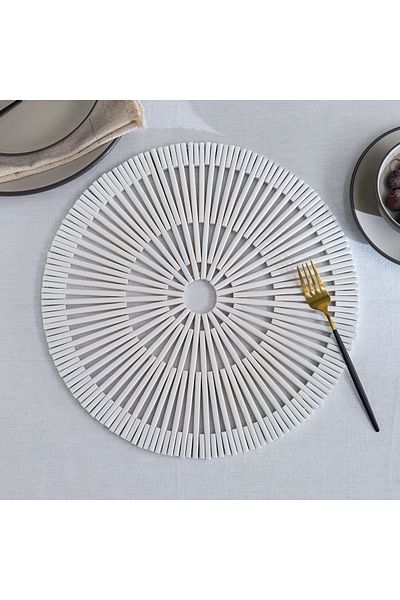 erorex Zen Wooden Stripe Placemat - 38 cm