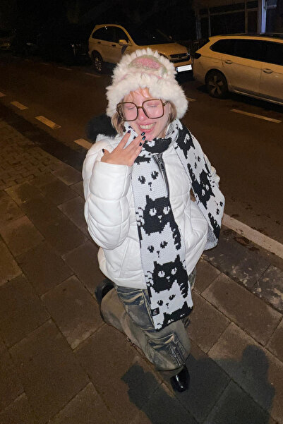 gozimy Özel Kedili Atkı