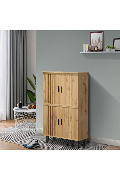 Generic Porto 18-Pairs Shoe Cabinet with 4 Doors