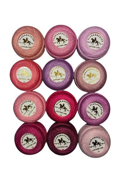 PeriStore Cross Stitch Ulukardeşler 12'Li Thread Set 10 Gr - No.8