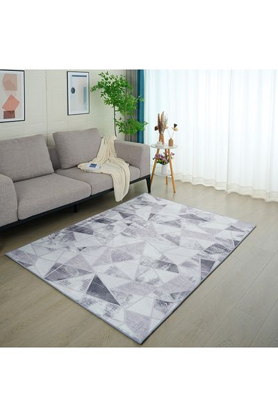erorex Wells Kavi Printed Flannel Rug - 150x200 cm
