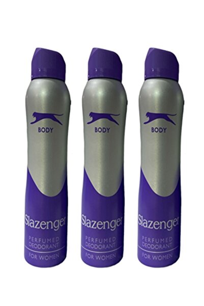 Slazenger Women Deodorant Mor 150 Ml x3 Adet